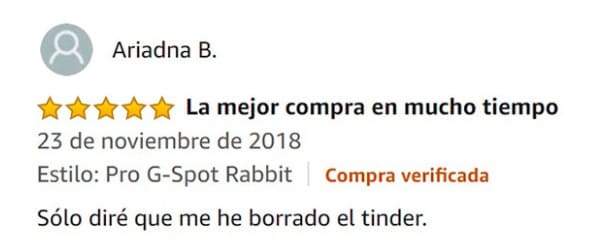 opinión de juguete sexual